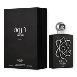 عطر ادوپرفیوم مردانه لطافه مدل ثروه سیلور